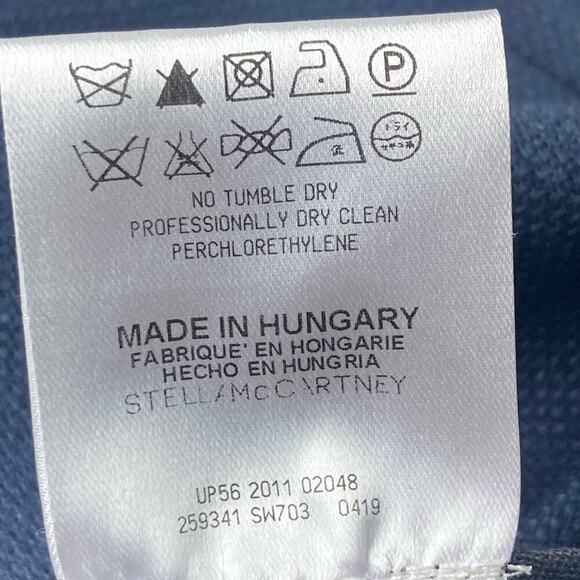 NWOT * STELLA MCCARTNEY Wool-Twill Wide-Leg Pants - $950. - Picture 11 of 11